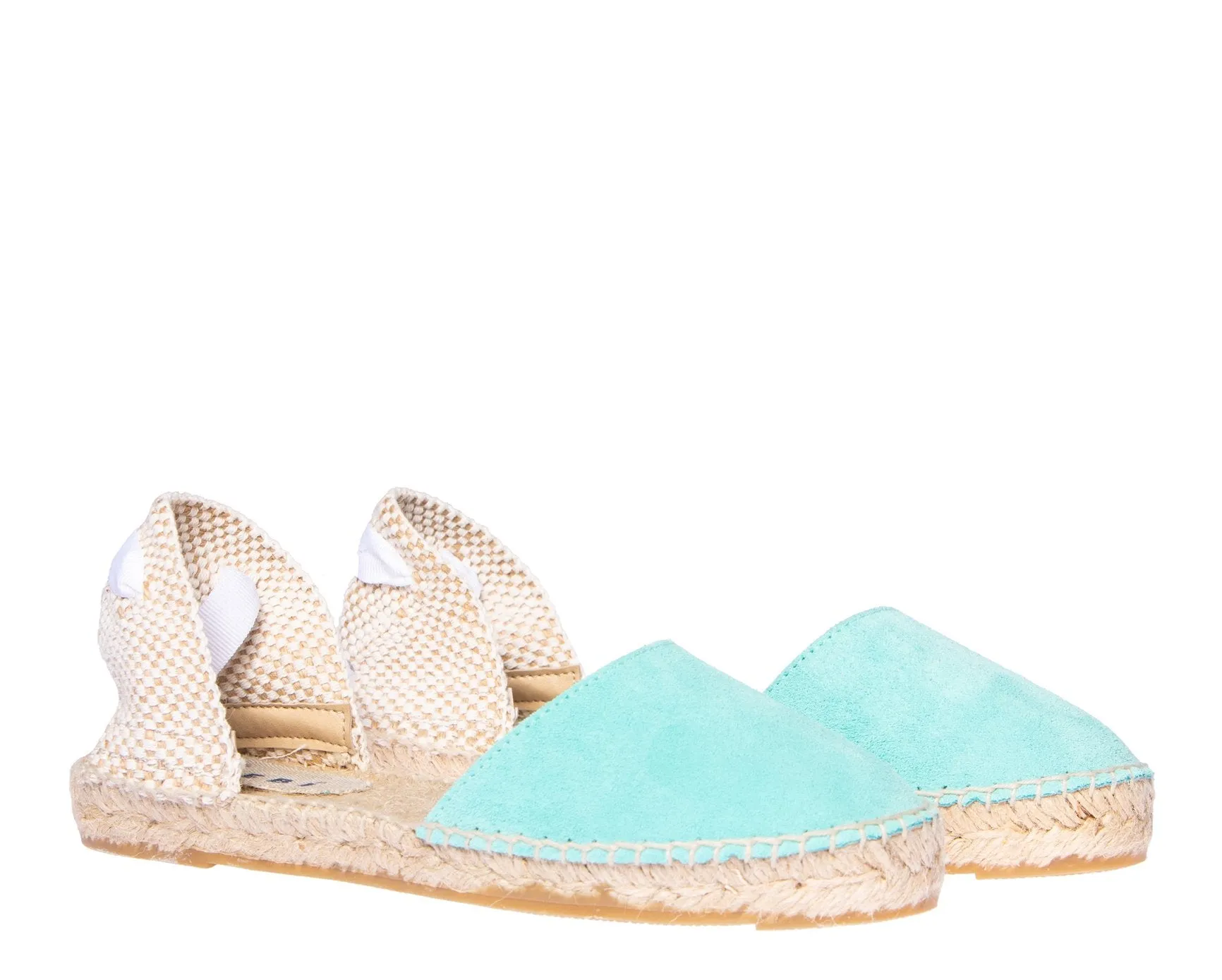 - Sandals Flat Hamptons Rapid shipping Early access - Aquamarine