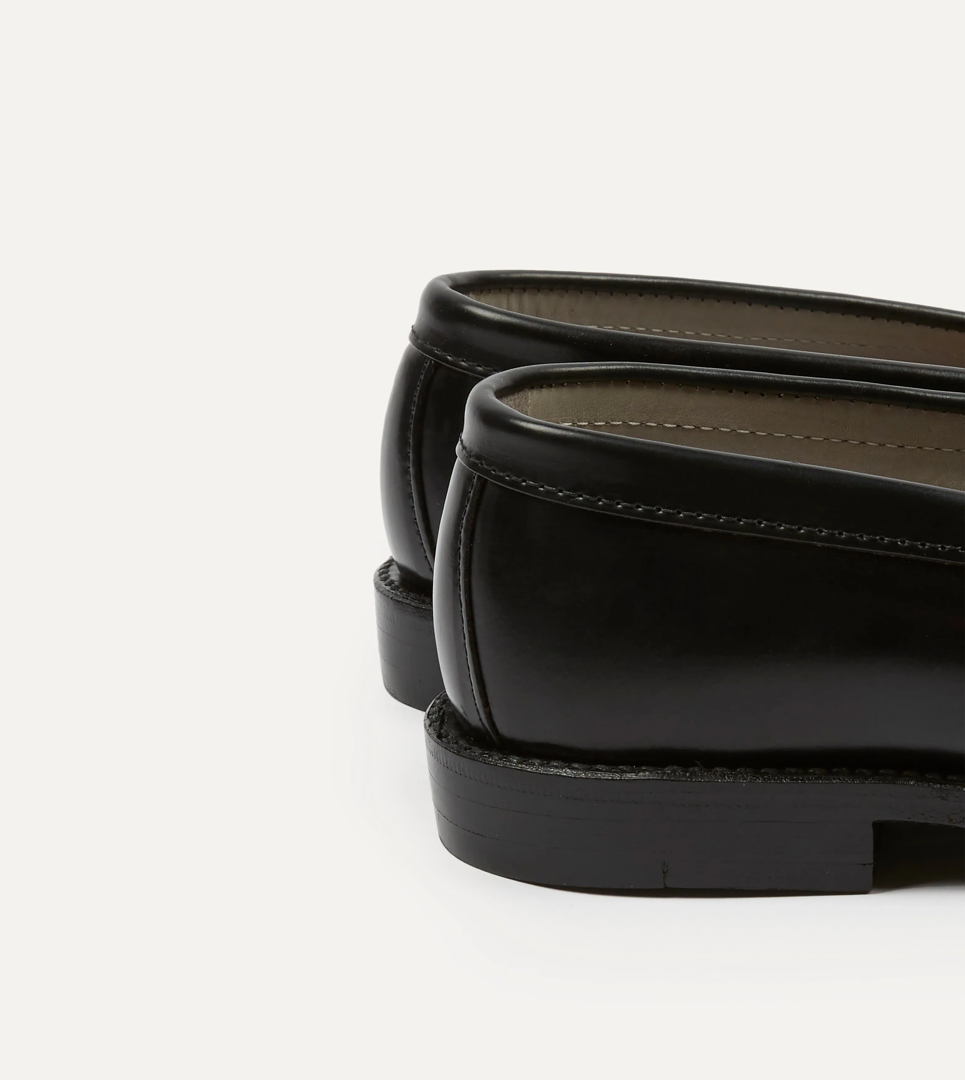 Alden Black Cordovan Handsewn Leisure Loafer