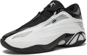 AND1 Mad Game Pro Mens Basketball Shoes, White or Black Basketball Shoes Men, Retro Leather Athletic Sports Sneakers Mens Size 9-14