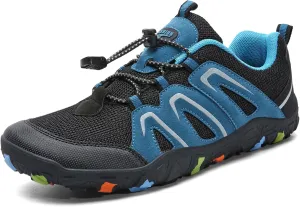ASHION Boys Running Shoes | Barefoot Shoes | Wide Toe Box | Lightweight Athletic Walking Hiking Sneakers