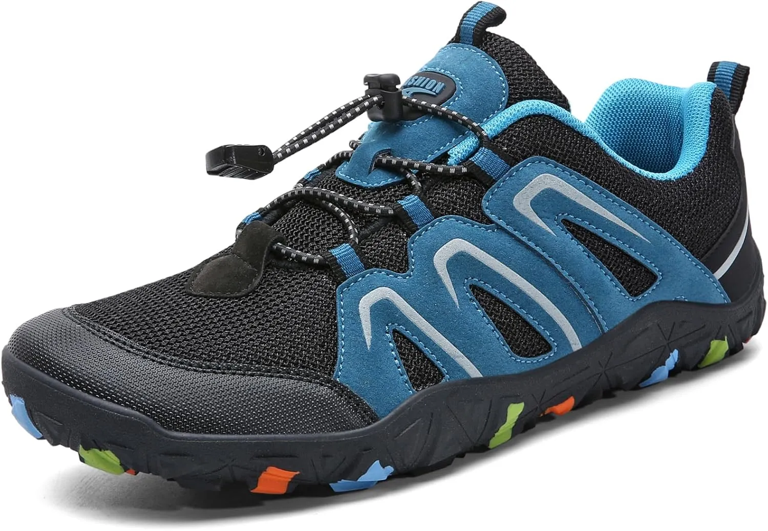 ASHION Boys Running Shoes | Barefoot Shoes | Wide Toe Box | Lightweight Athletic Walking Hiking Sneakers