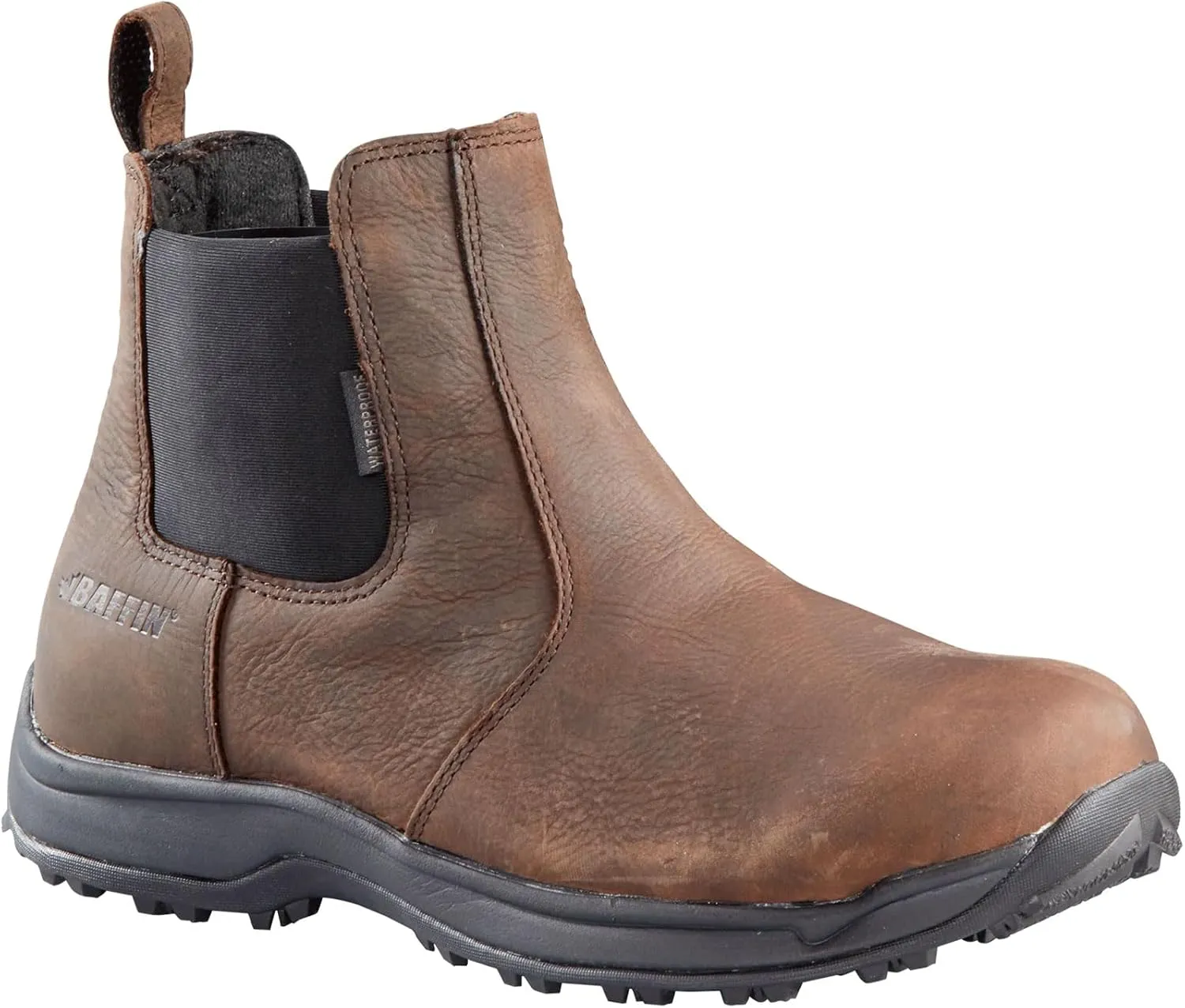 Baffin Men's COPENHAGEN Winter Boots | Waterproof Insulated Lightweight Leather Slip-On Boots for Urban & Cold Weather Use
