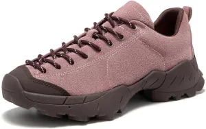 BEAU TODAY Hiking Shoes Women Lightweight,Hike Barefoot Sneakers Women,Wide Toe Box Non-Slip Outdoor Sneakers,Suede Walking Shoes for Trekking Trail Climbing