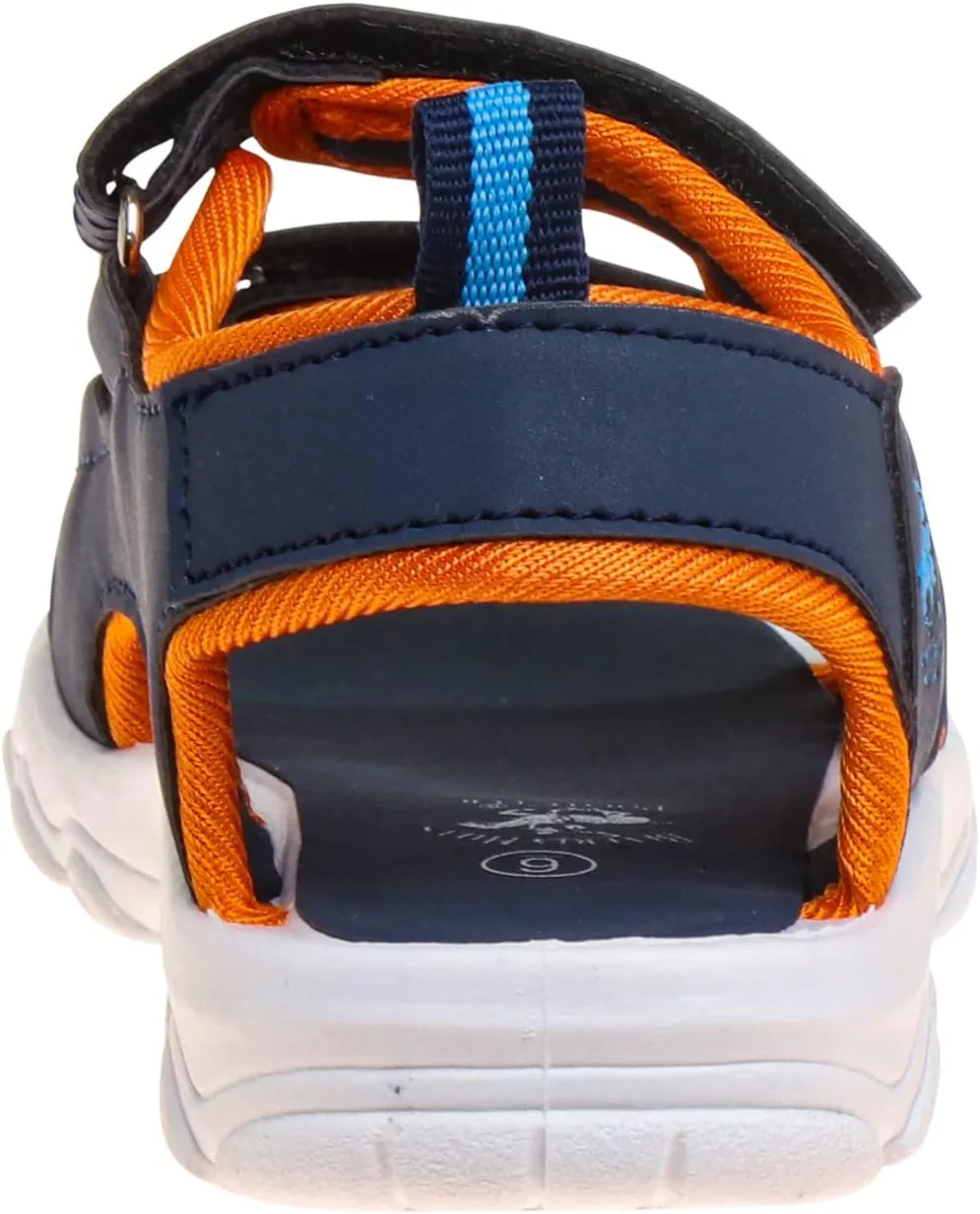 Beverly Hills Polo Club Boy's Sports Active Sandals Open Toe Athletic Summer Shoe