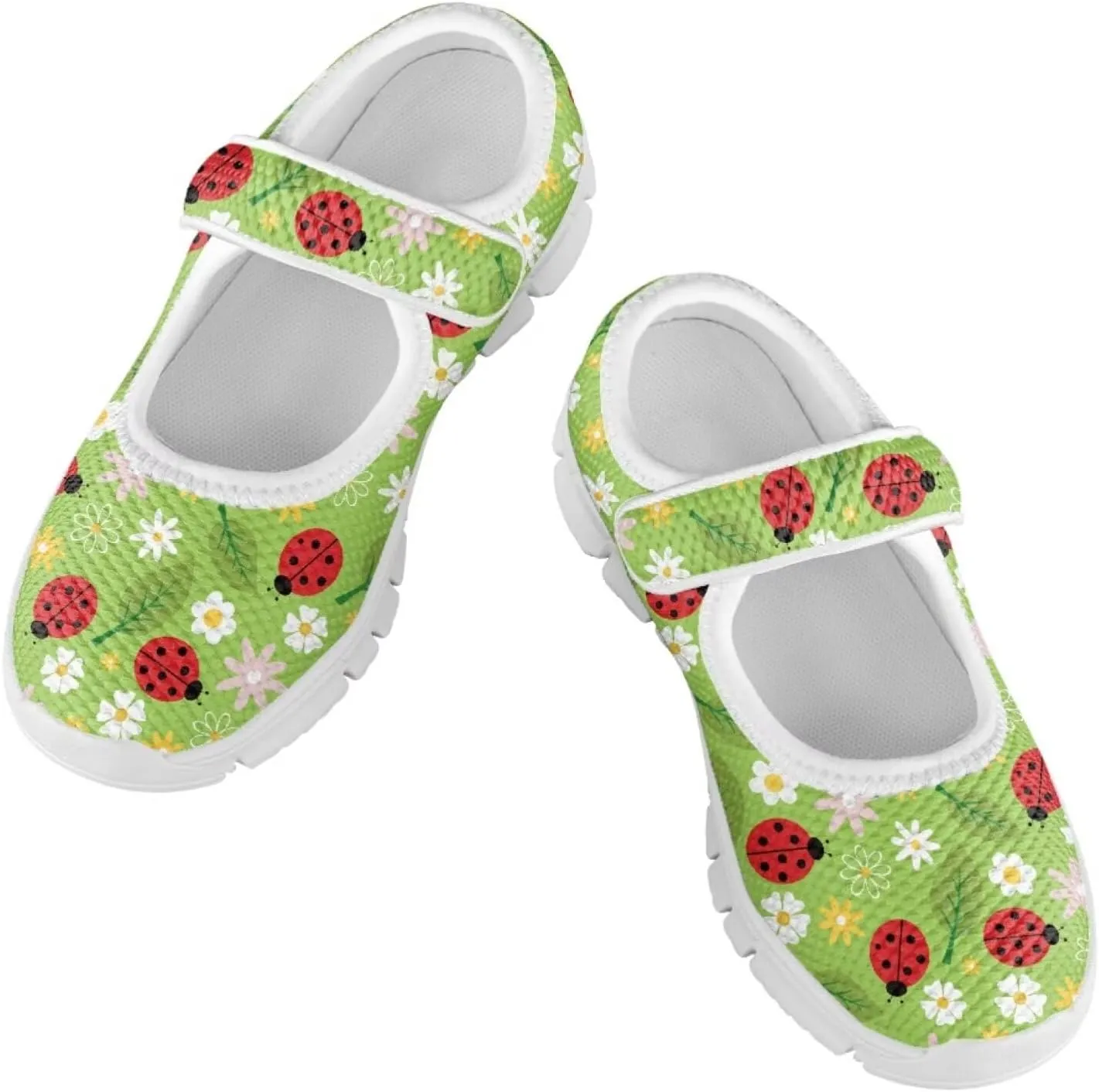 Binienty Girls Dress Shoes Mary Jane Flats Size 11-2.5 School Uniform Sneakers Anti Slip
