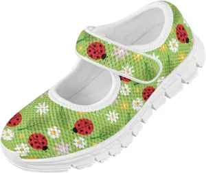 Binienty Girls Dress Shoes Mary Jane Flats Size 11-2.5 School Uniform Sneakers Anti Slip