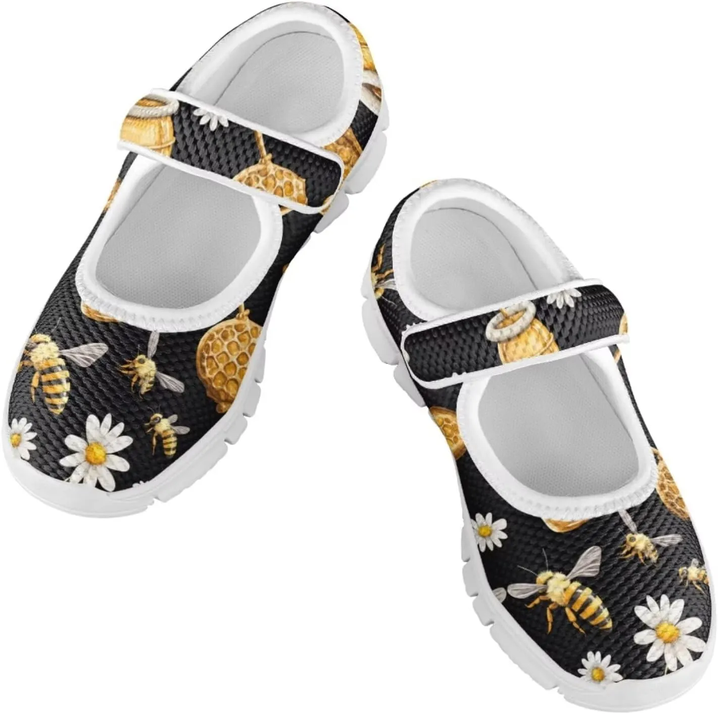 Binienty Girls Dress Shoes Mary Jane Flats Size 11-2.5 School Uniform Sneakers Anti Slip