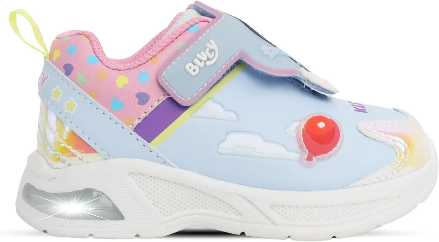 Bluey Toddler Girls and Bingo Light Up Sneakers