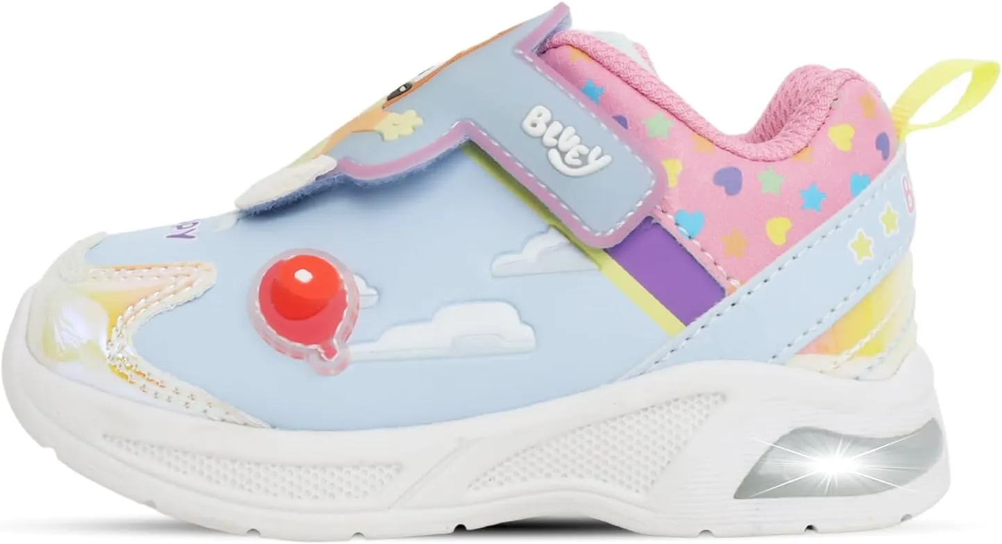Bluey Toddler Girls and Bingo Light Up Sneakers