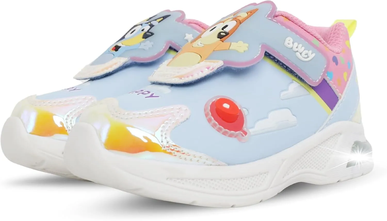 Bluey Toddler Girls and Bingo Light Up Sneakers