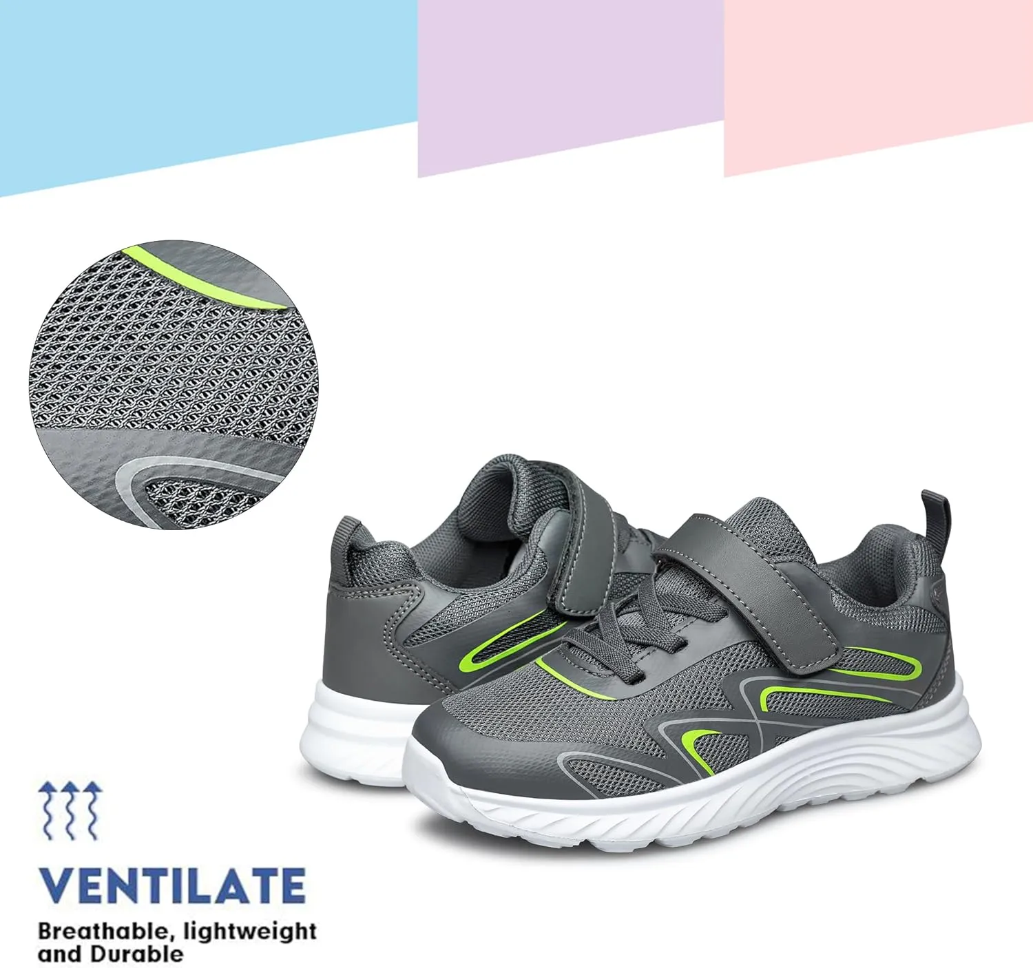 Boys Girls Shoes Kids Sneakers Athletic Running School Shoes for Toddler/Little Kid/Big Kid