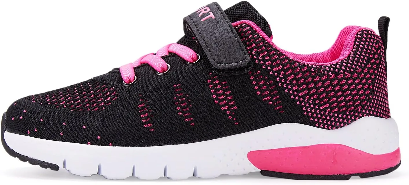 Caitin Kids Running Tennis Shoes Lightweight Casual Walking Sneakers for Toddler Little Big Boys and Girls