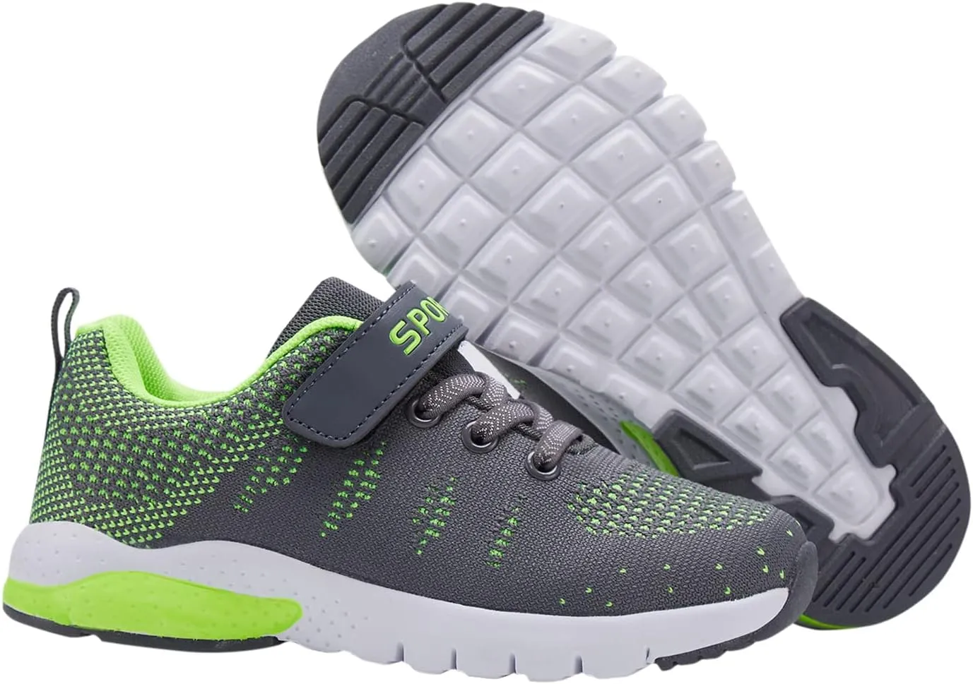 Caitin Kids Running Tennis Shoes Lightweight Casual Walking Sneakers for Toddler Little Big Boys and Girls