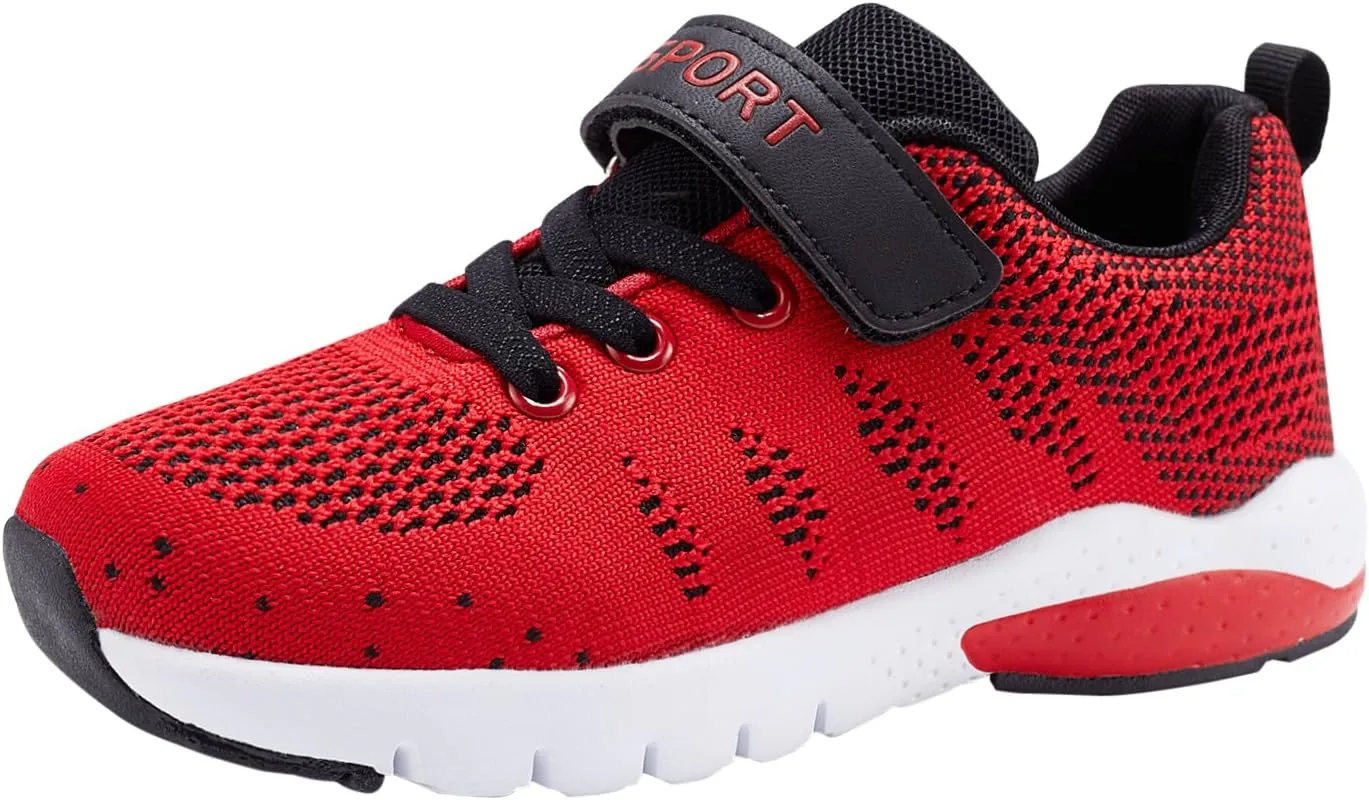 Caitin Kids Running Tennis Shoes Lightweight Casual Walking Sneakers for Toddler Little Big Boys and Girls
