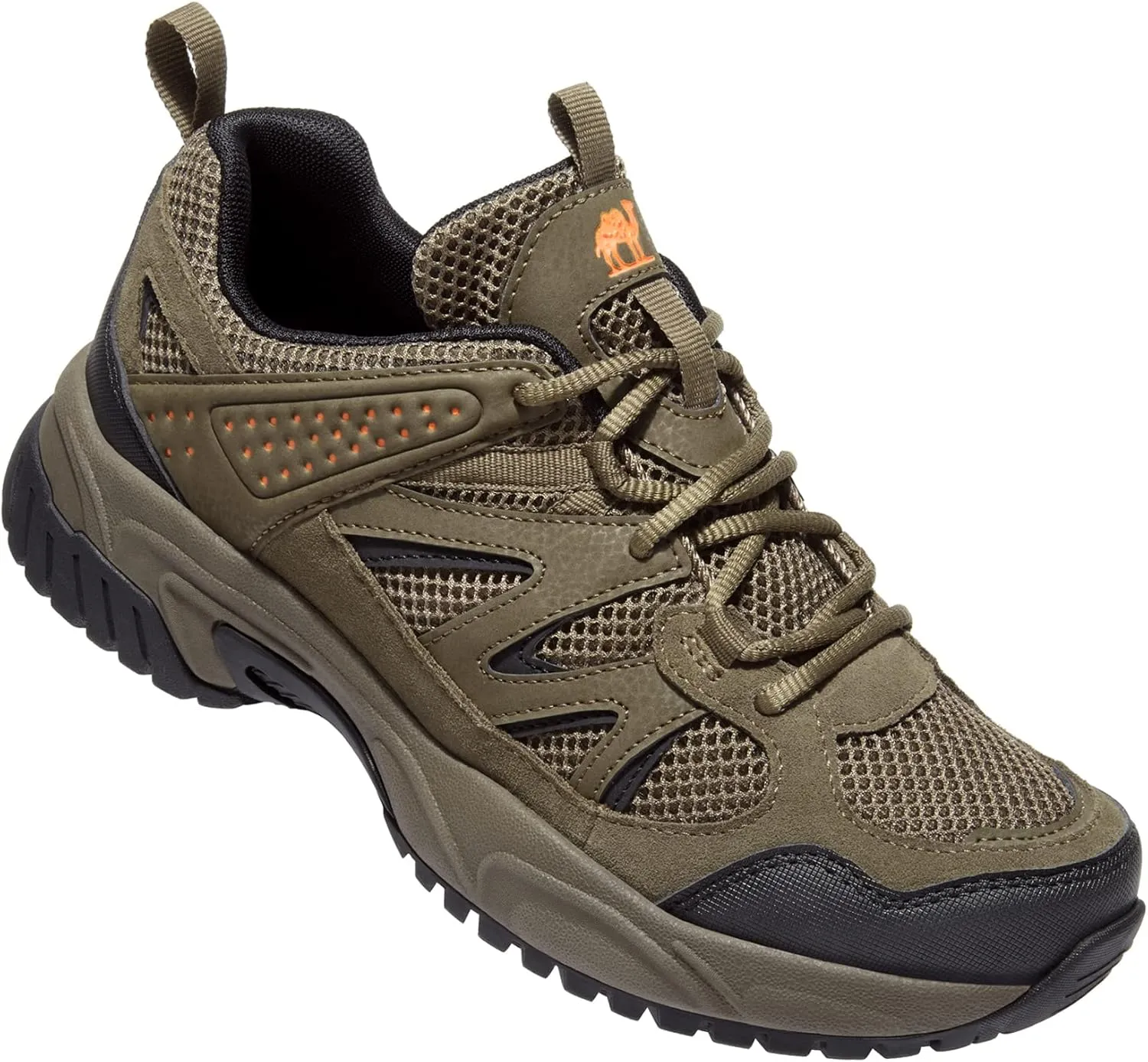 CAMELSPORTS Hiking Shoes Men Lightweight Non-Slip Breathable Sneakers Low Top Walking Shoes for Outdoor Trailing Trekking Walking Climbing