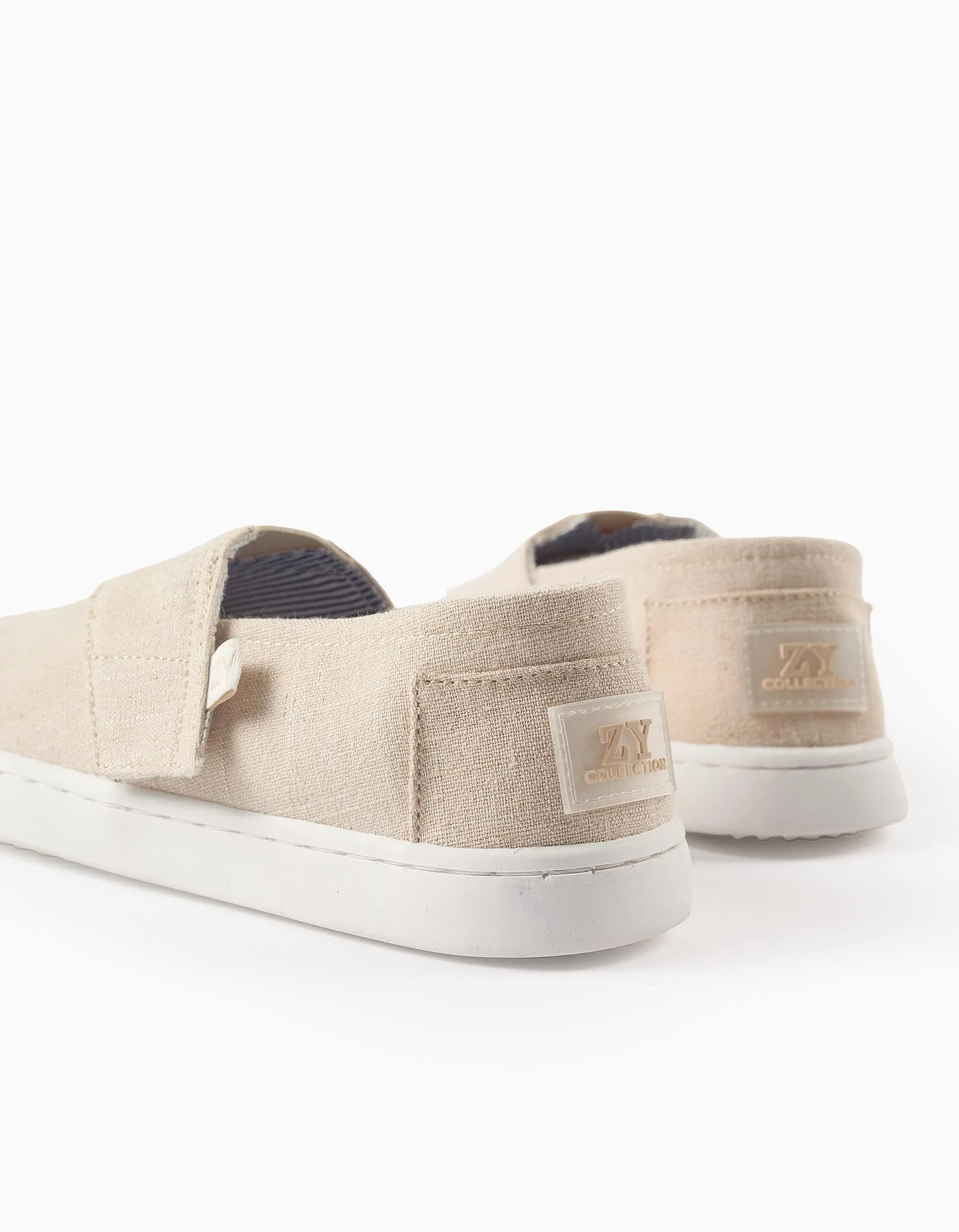 Canvas Espadrilles for Boys, Beige