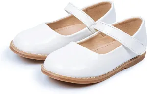CENCIRILY Toddler Little Girls Flower Dress Shoes Mary Jane Ballet Flats Easter Party School Princess Wedding Shoes