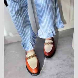 Copenhagen Shoes Feel Spring Loafers Cognac/Nude