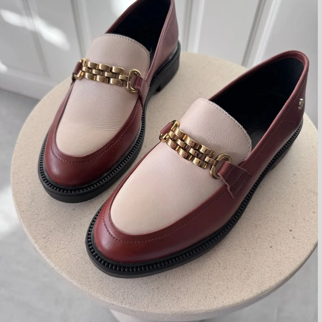 Copenhagen Shoes Feel Spring Loafers Cognac/Nude