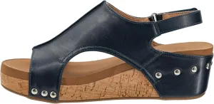 Corkys Footwear Women's Volta II Wedge Sandal - 2 Inch Cushioned Wedge, Hook & Loop Closure for Comfort & Style, Perfect for Casual & Dressy Outfits, All Day Wear