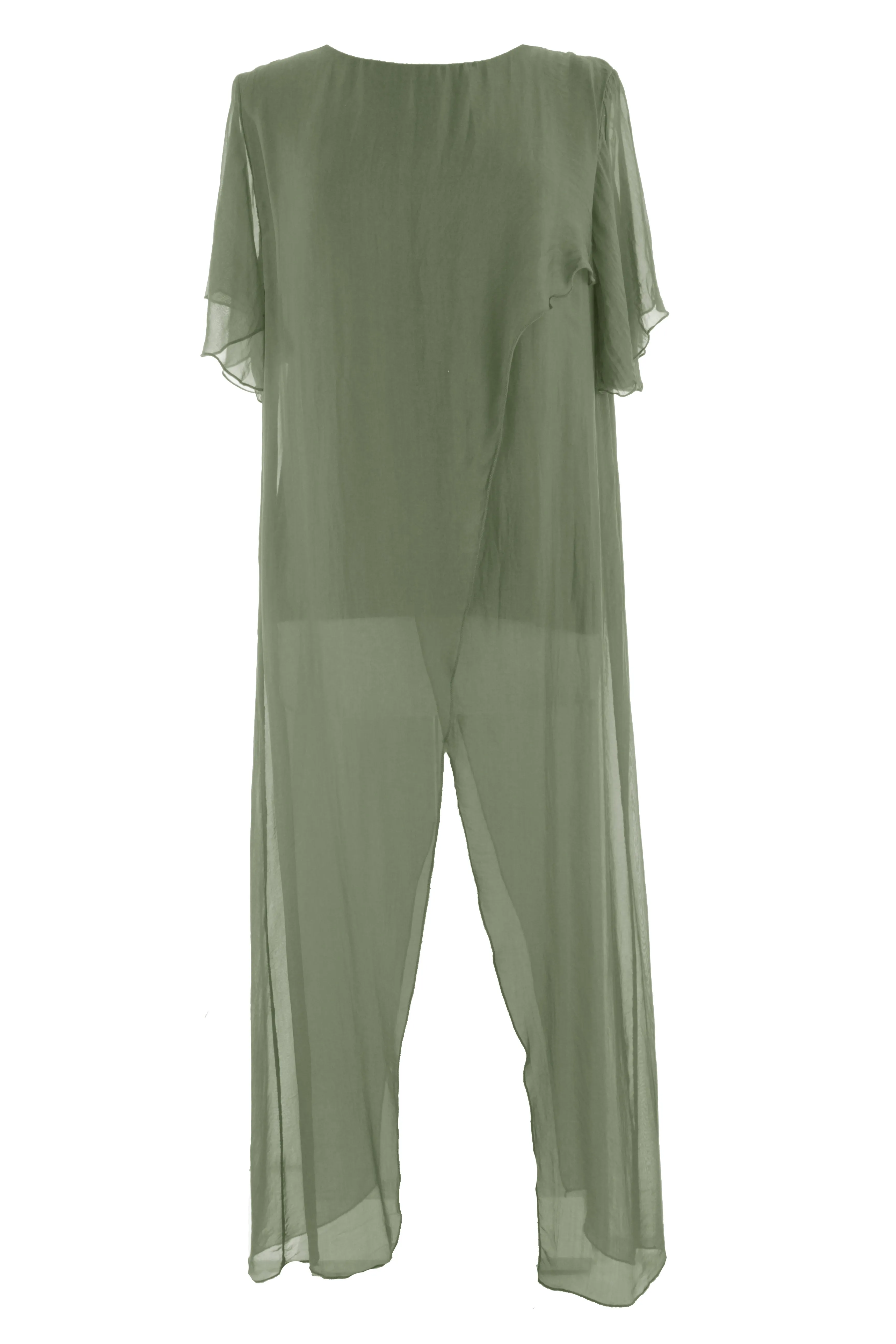 Crossover Silk Top
