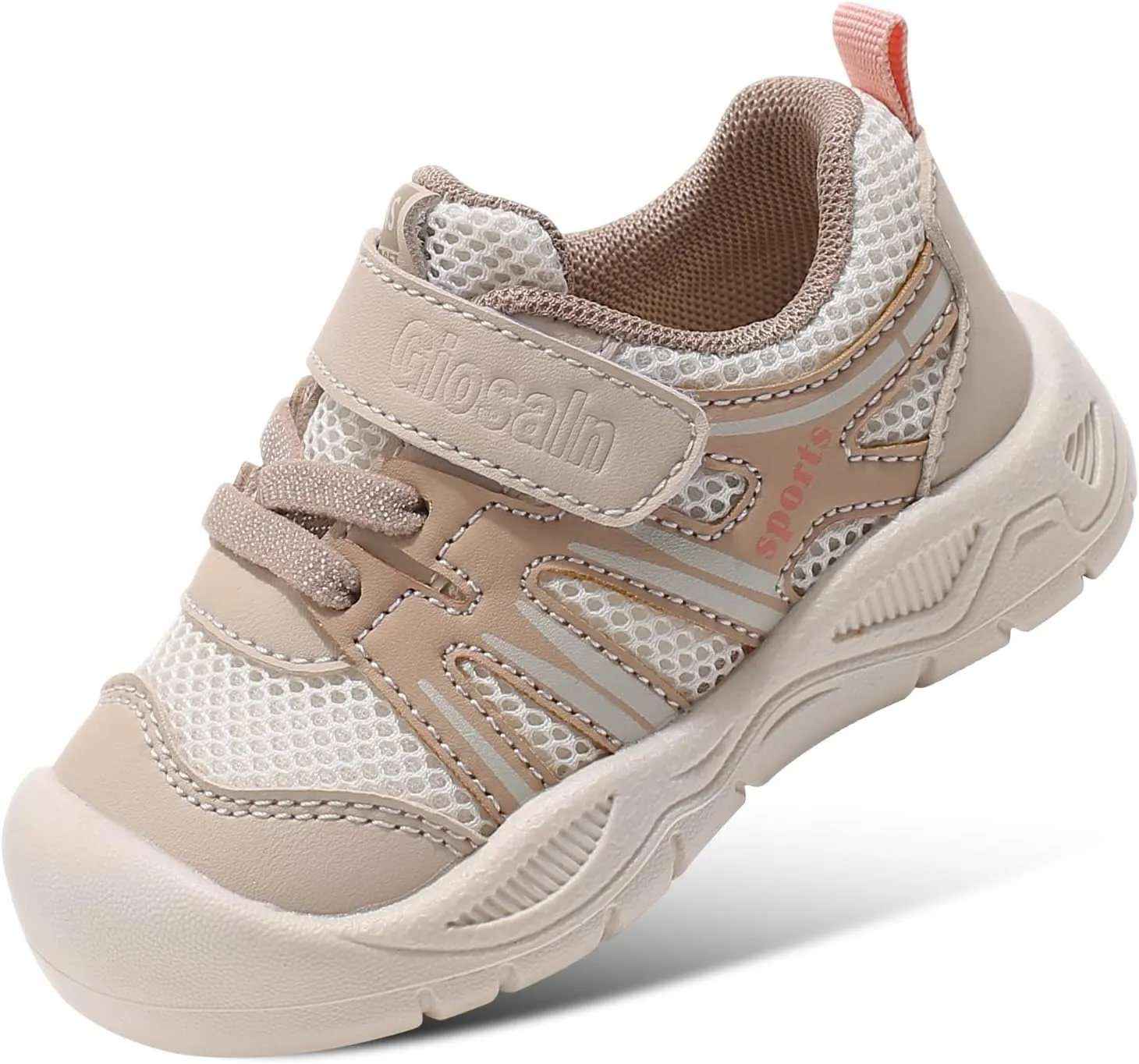 DEEKEY Toddler Boys Girls Tennis Barefoot Shoes Preschool Non Slip Lightweight Breathable First Walking Shoes Running Outdoor Shoes