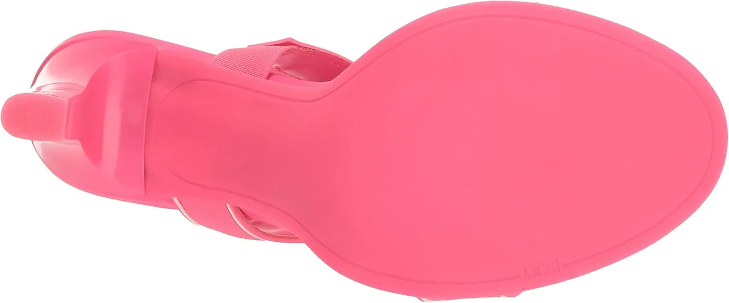 DKNY Women's Logo Slingback Open Toe Heel Heeled Sandal