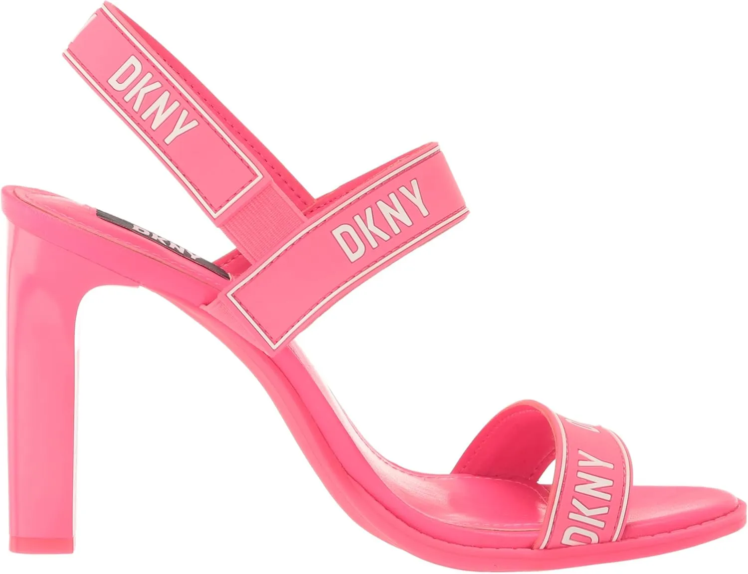 DKNY Women's Logo Slingback Open Toe Heel Heeled Sandal