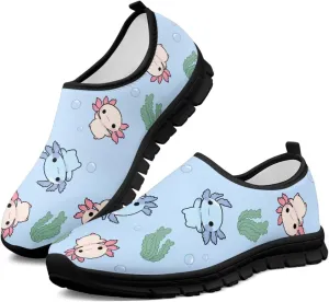 Fashion Walking Shoes for Woman Girls Comfortable Slip On Casual Shoe Light Soft Running Sneakers for Climbing Size 5.5-11.5 Black Sole