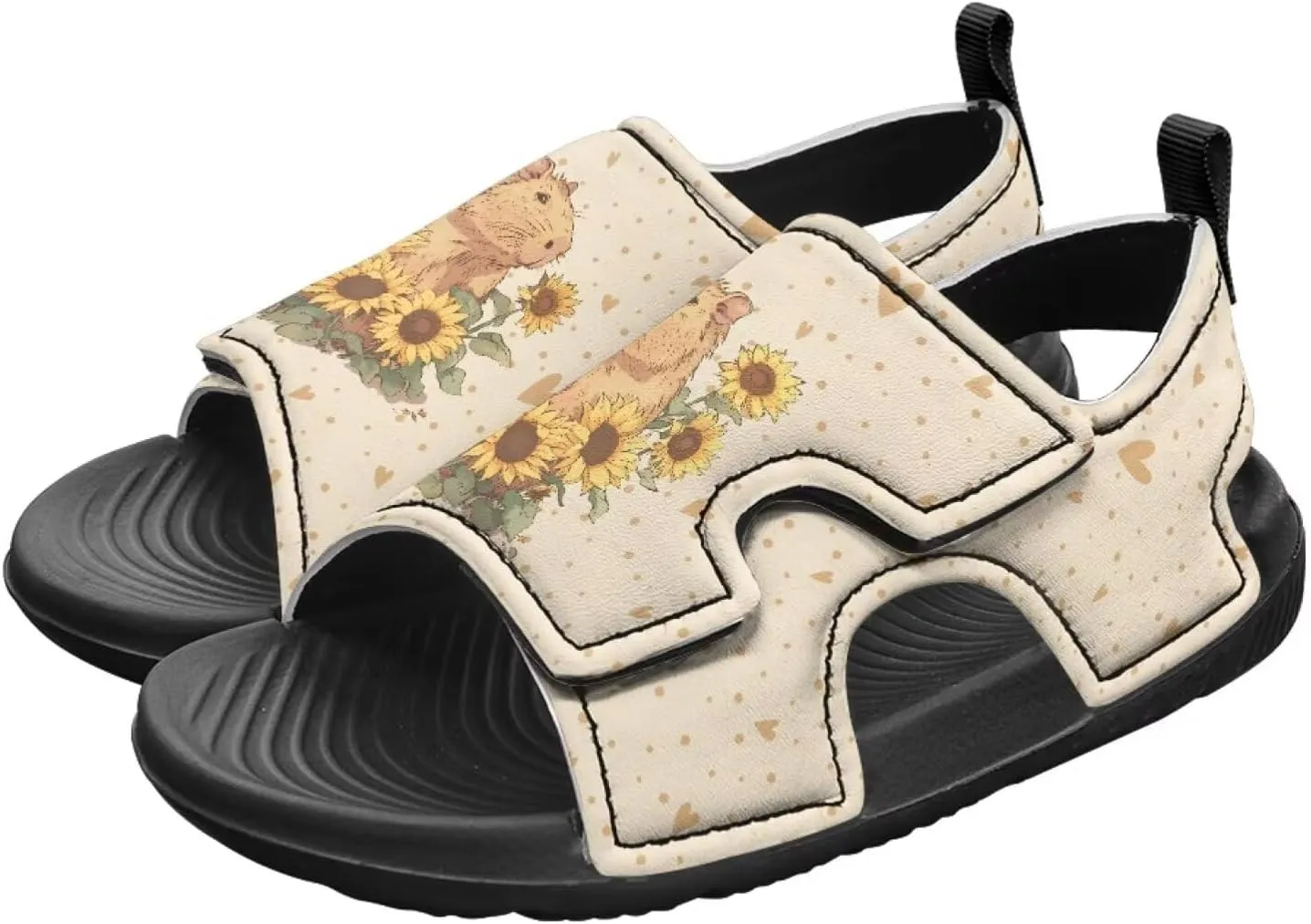Forchrinse Girls Sandals Summer Slip On Sport Sandals Outdoor Open-Toe Shoes for Toddler/Little Kid/Big Kid