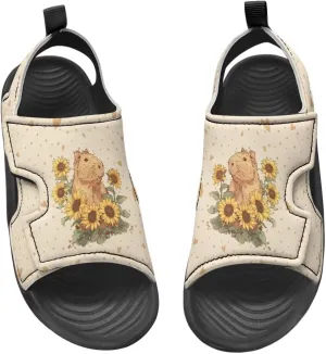 Forchrinse Girls Sandals Summer Slip On Sport Sandals Outdoor Open-Toe Shoes for Toddler/Little Kid/Big Kid