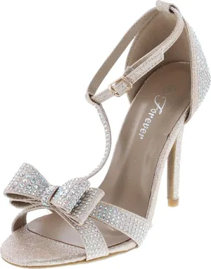 Forever Alina-64 Women's Fashion Bridal Formal Ankle Strap Open Toe Heels Evening Dress Sandals