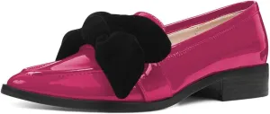 FOWT Women Trendy Bowknots Slip On Flats Loafers Comfort Low Block Heel Pointed Toe Pumps Formal Casual Dressy Shoes Size 4-15 M US