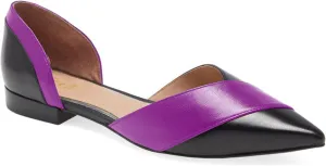 FOWT Women’s D'Orsay Ballet Flat Pointed Toe Side V Cut Low Heels Multicoloured Loafers Slip On Lightweight Driving Styles Shoes Casual Easy Work Daily Size 4-16 US