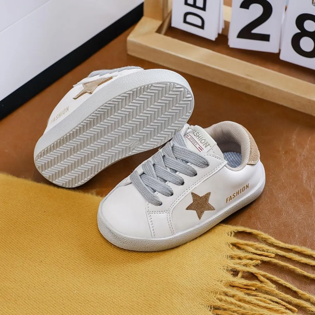 Girls Boys Glitter Star Toddler Sneakers Outdoor Sports Tennis Shoes