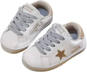 Girls Boys Glitter Star Toddler Sneakers Outdoor Sports Tennis Shoes