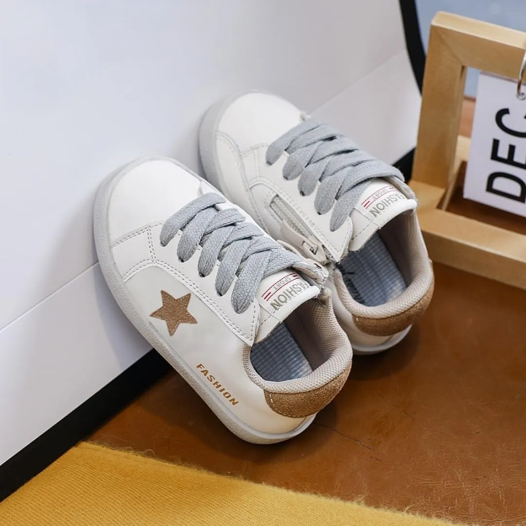 Girls Boys Glitter Star Toddler Sneakers Outdoor Sports Tennis Shoes
