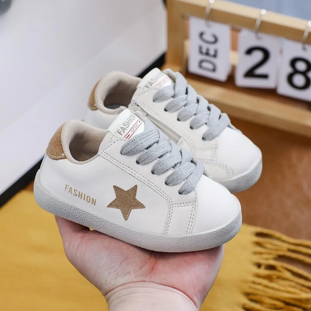 Girls Boys Glitter Star Toddler Sneakers Outdoor Sports Tennis Shoes