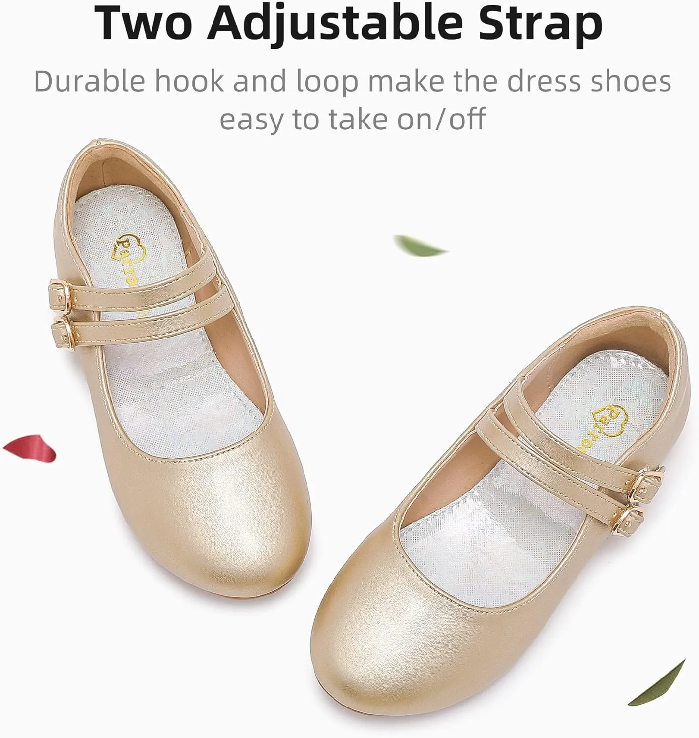 Girls Dress Shoes Princess Wedding Girls Flats Toddler Girl Shoes for Little Big Kids