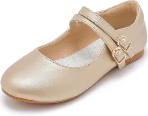 Girls Dress Shoes Princess Wedding Girls Flats Toddler Girl Shoes for Little Big Kids