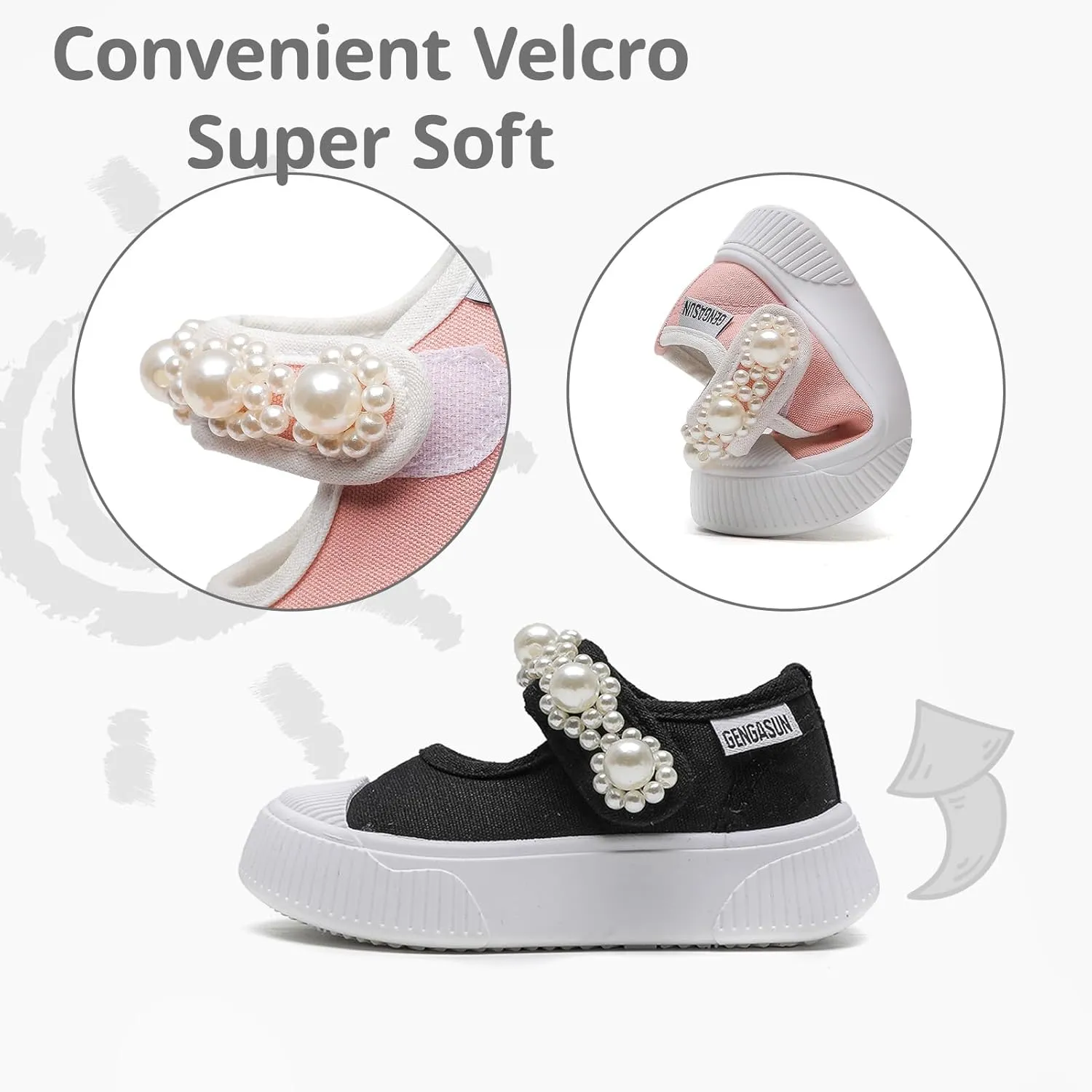 Girls Sneakers Kids High Top Casual Canvas Shoes with Hook & Loop Closure Gradient Color Pinky Heart
