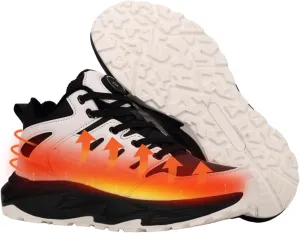 Heated Sneakers for Women and Men, Rechargeable Heating Shoes Foot Warmers with 3 Temperature Settings, Winter Outdoor Heated Sports Shoes