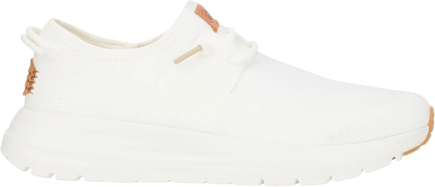 Hey Dude Women's Sirocco W Neutrals White Loafer Flat