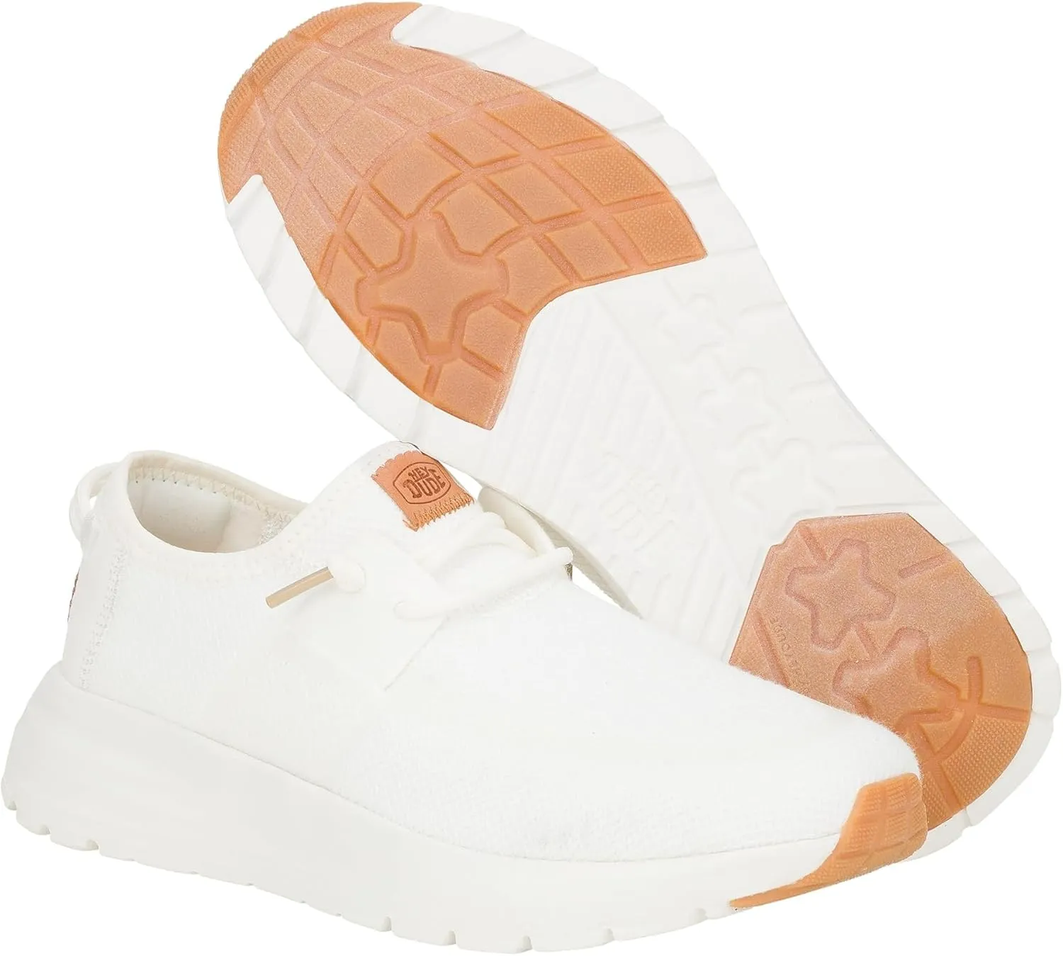 Hey Dude Women's Sirocco W Neutrals White Loafer Flat