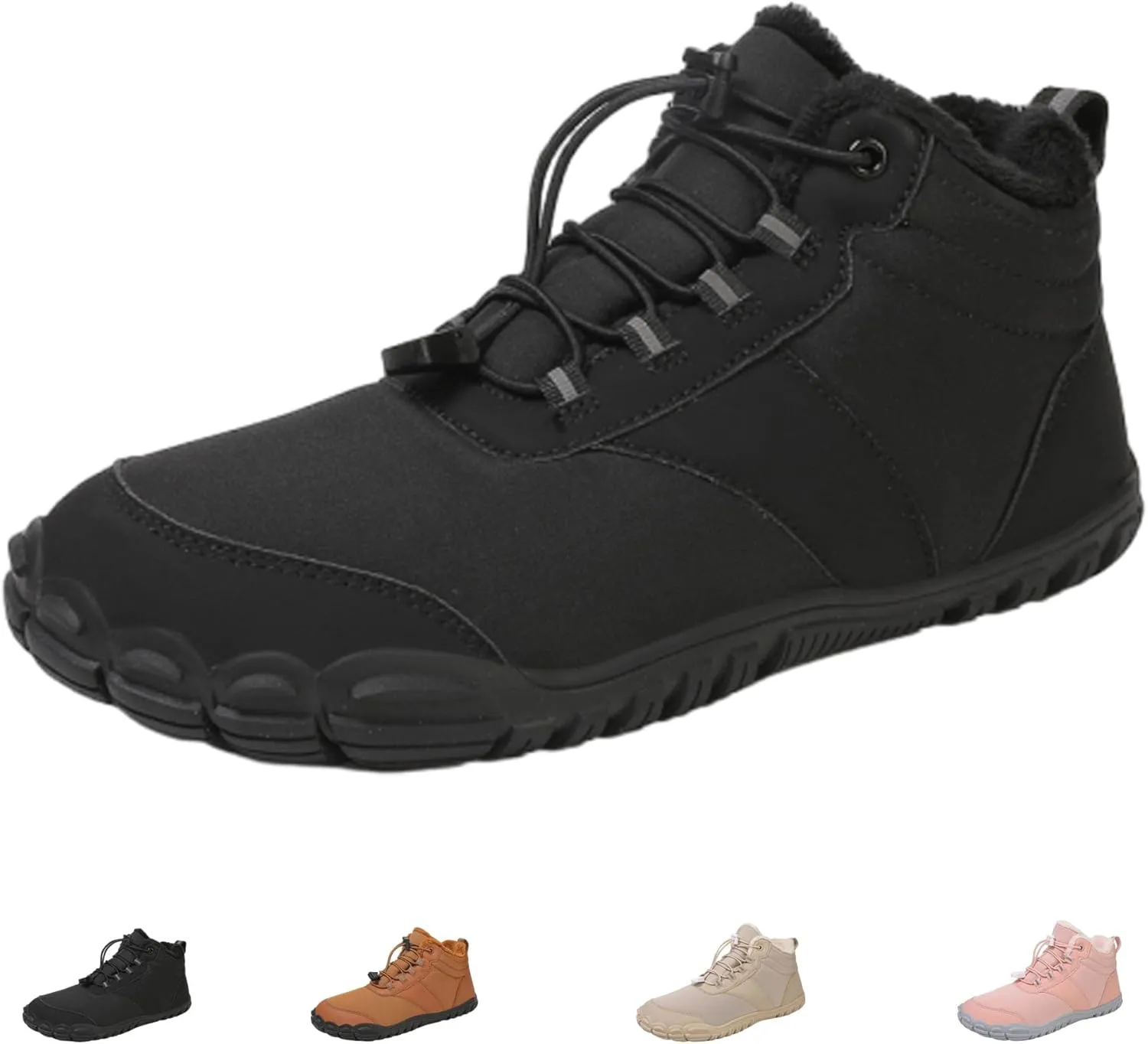 Hike Winter Footwear Barefoot Shoes Womens, Waterproof Hiking Boots, Wide Wide Toe Box Walking Shoes Men