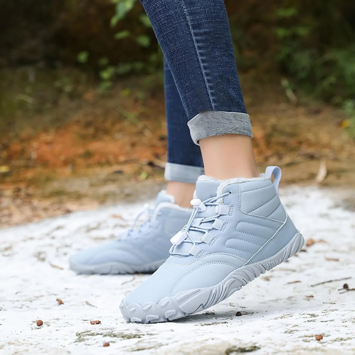 Hike Winter Footwear Barefoot Shoes Womens, Waterproof Hiking Boots, Wide Wide Toe Box Walking Shoes Men