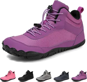 Hike Winter Footwear Barefoot Shoes Womens, Waterproof Hiking Boots, Wide Wide Toe Box Walking Shoes Men