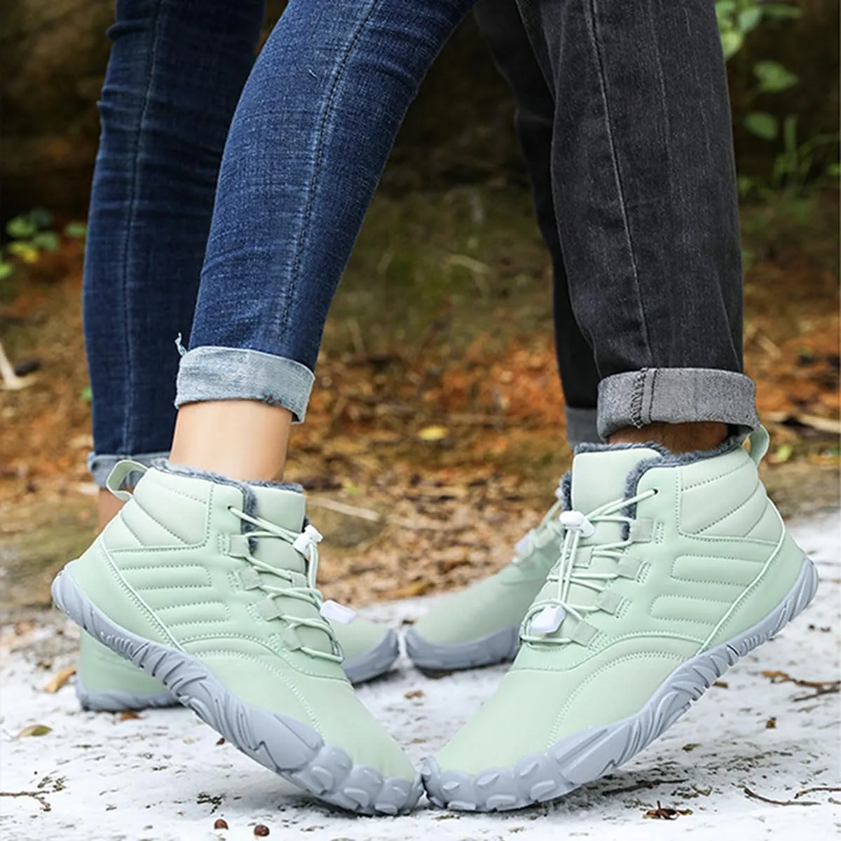 Hike Winter Footwear Barefoot Shoes Womens, Waterproof Hiking Boots, Wide Wide Toe Box Walking Shoes Men