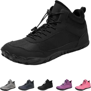 Hike Winter Footwear Barefoot Women, 2024 New Hike Winter Barefoot Footwear Men, Zero-Drop Sole Cross-Country Running Shoes, Wide-Head Shoes