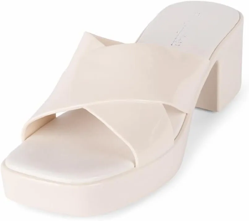 Jeffrey Campbell Womens Bubblegum Slip On Open Toe Platform Sandals